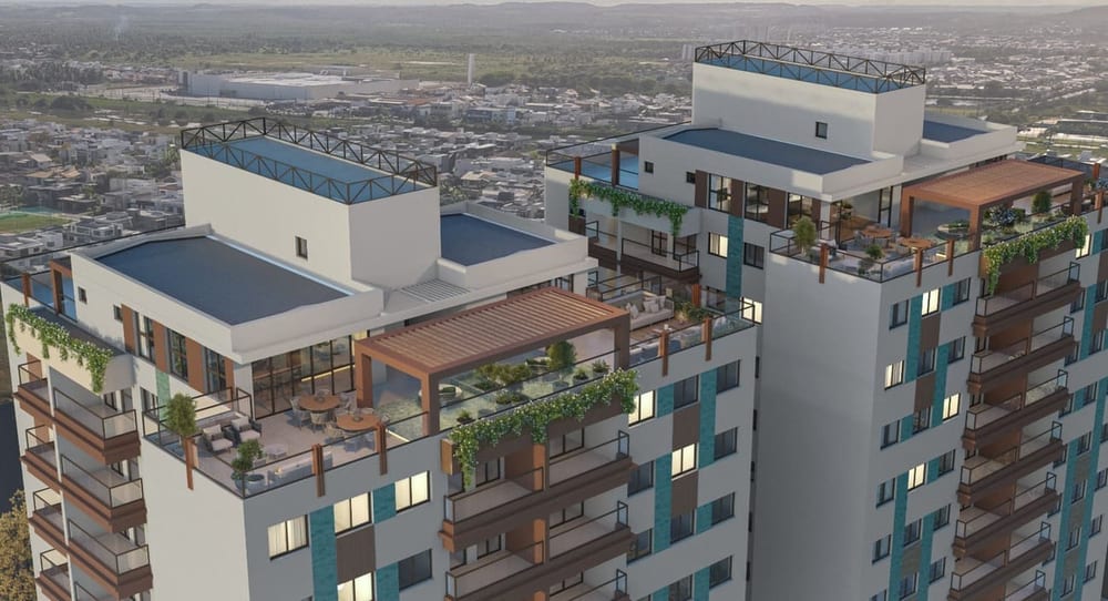 Vista do rooftop 360°