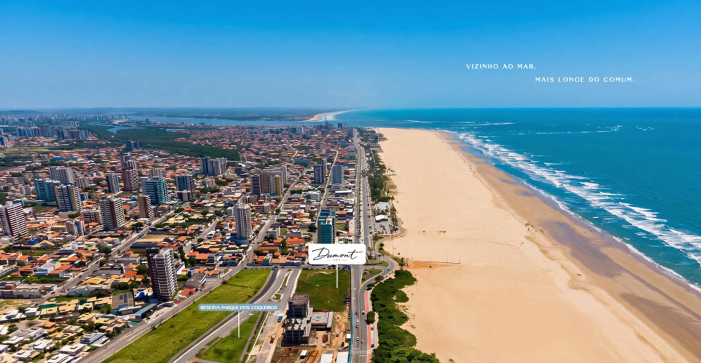 Vista aérea da orla de Atalaia