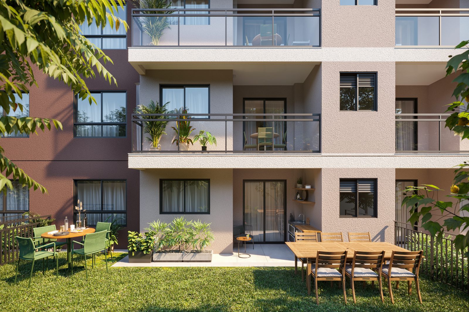 Garden privativo de apartamento térreo do Mood Jardim Europa