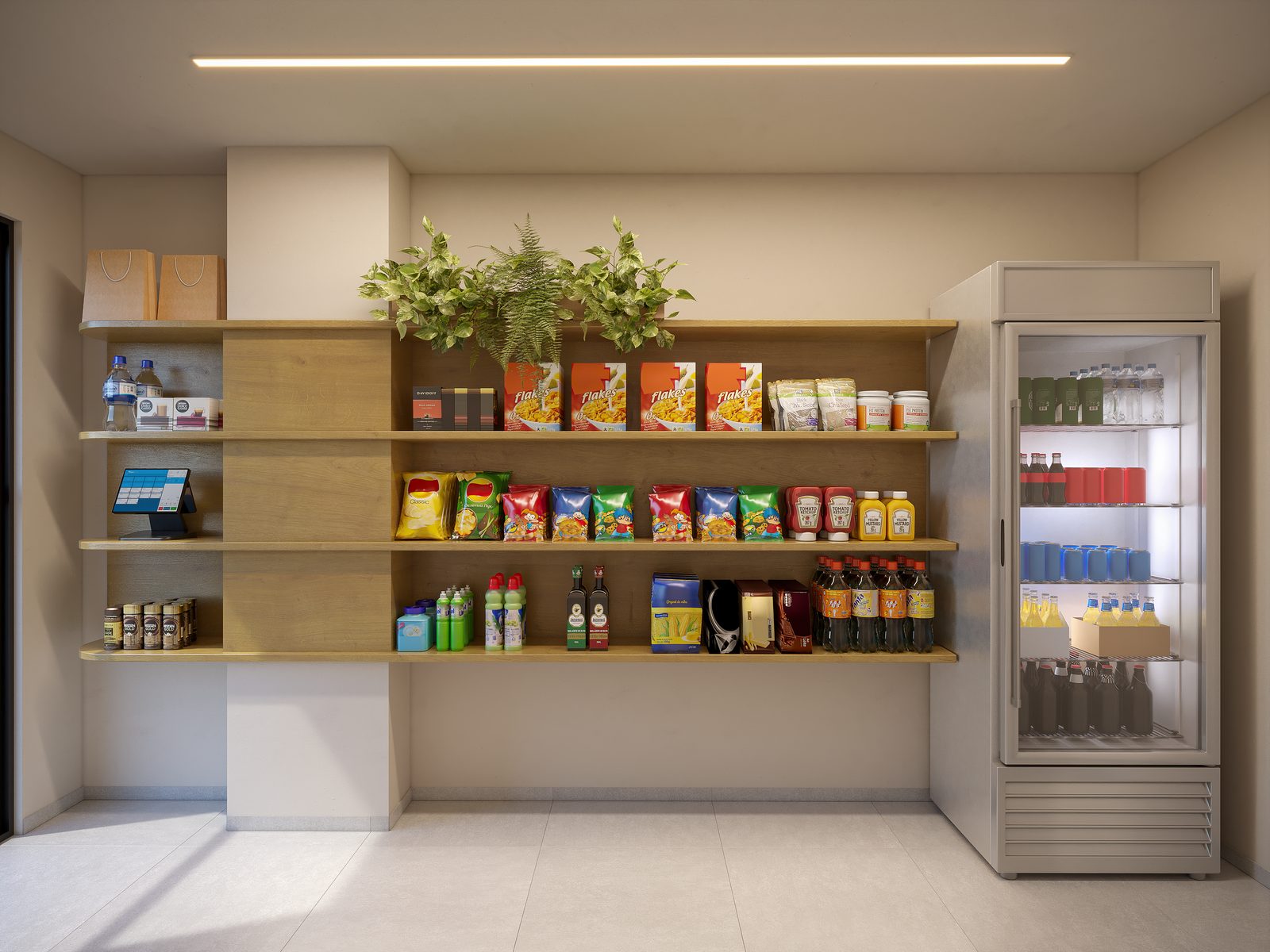 Espaço para minimarket