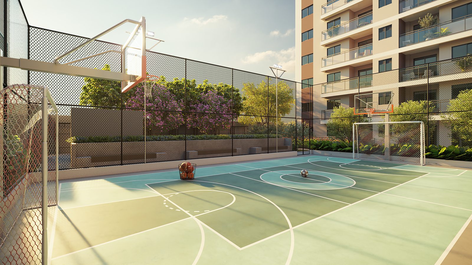 Quadra recreativa