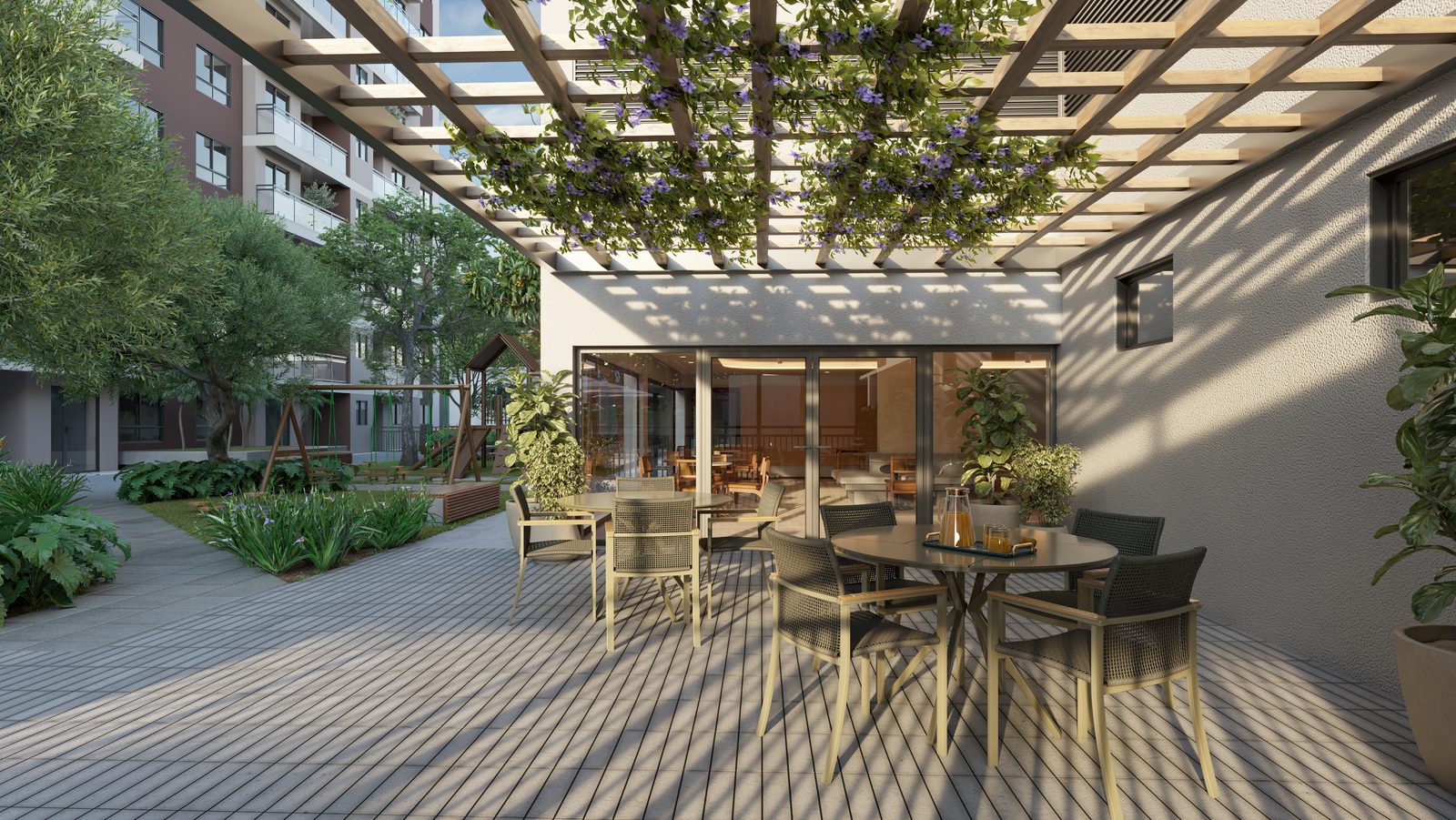 Terraço descoberto