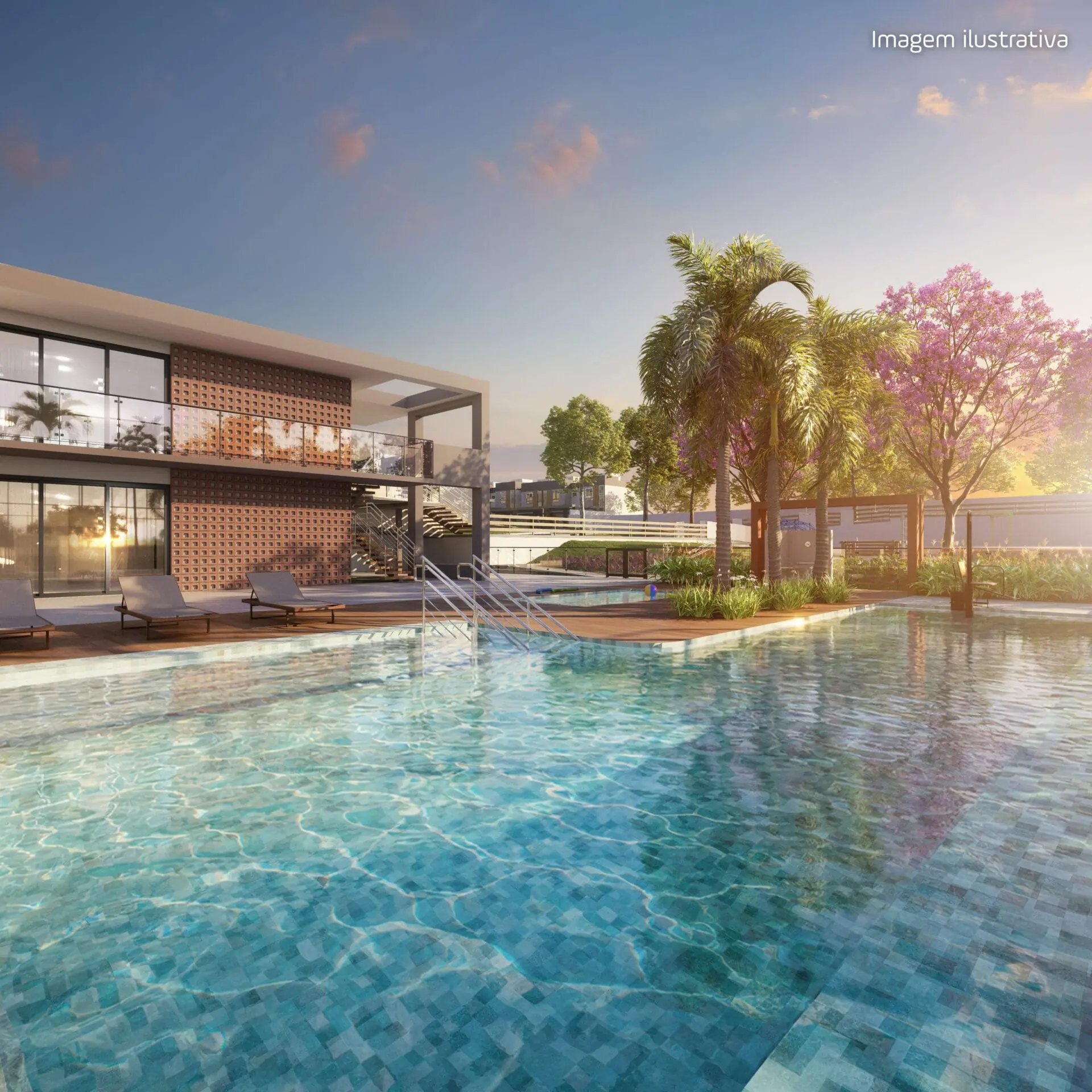 Piscina do clube